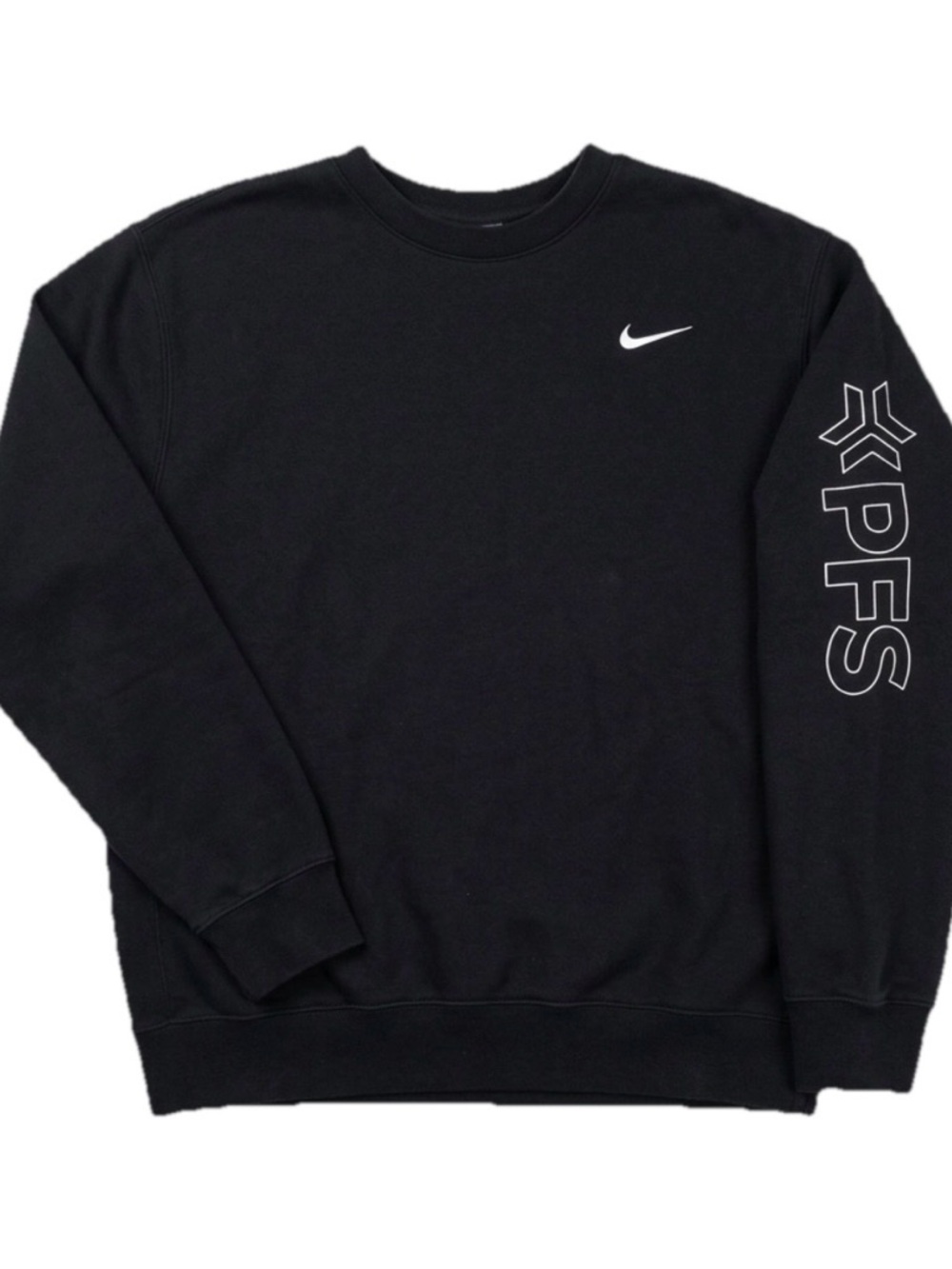 Nike x PFS Patta Federation Sport Crewneck Sweatshirt Black CJ1614-010 Large L